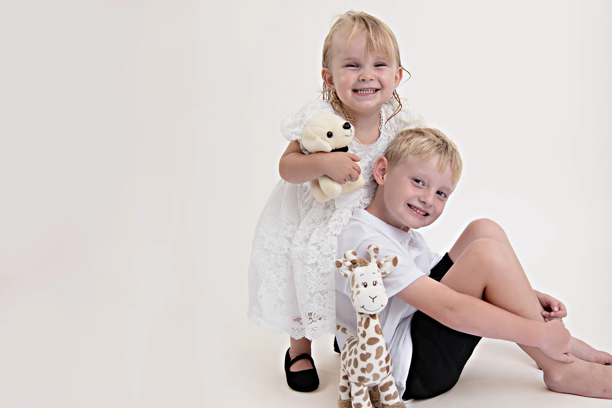 Cute baby portrait with soft background in North Shore studio, Sydney - baby photography