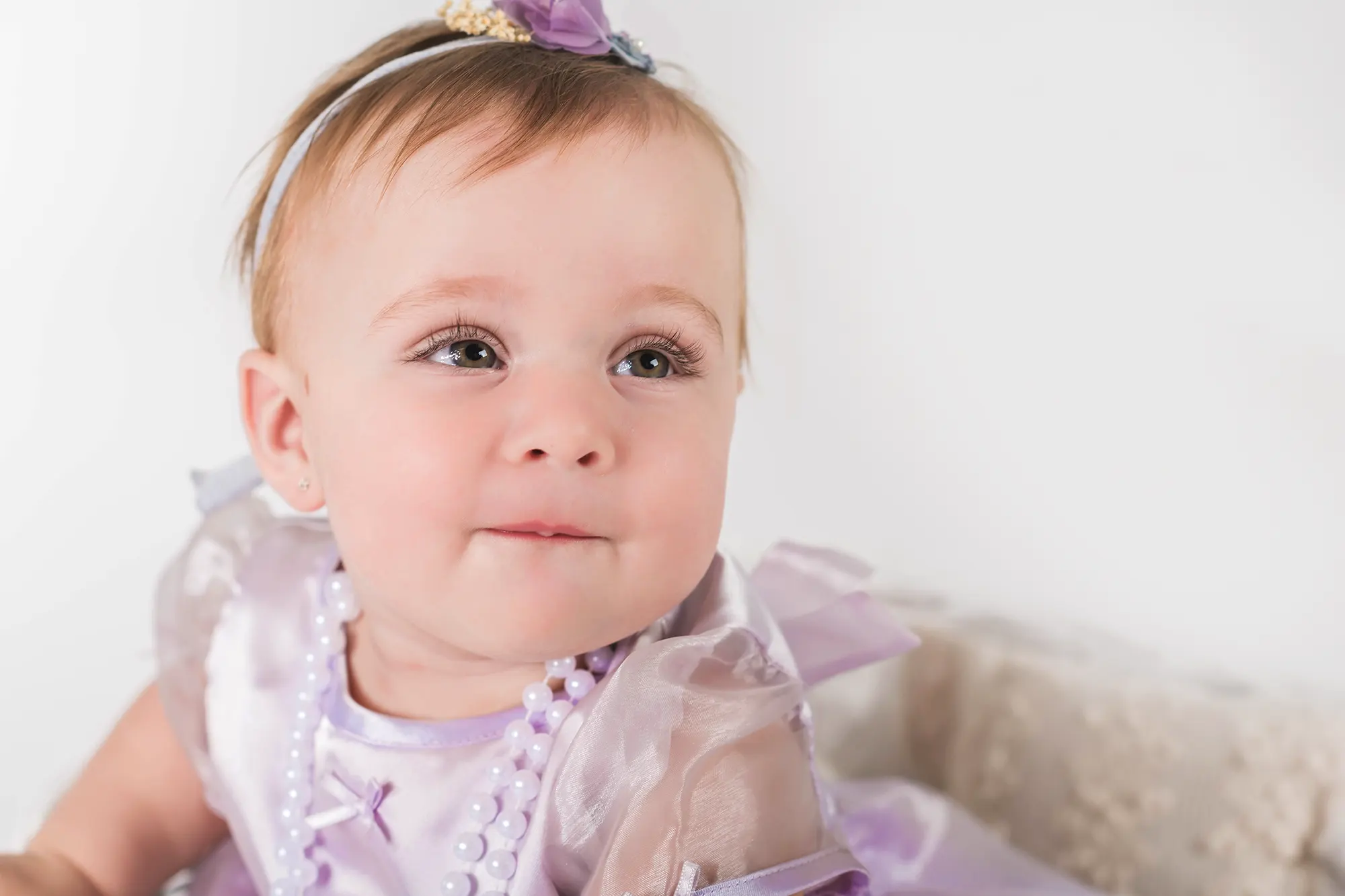 Charming infant's studio portrait at Sky Portraits, Sydney - professional baby photographer
