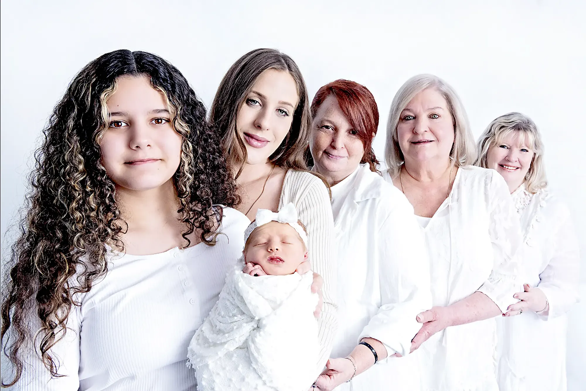 Casual family gathering at Sky Portraits Studio, Sydney - lifestyle photography