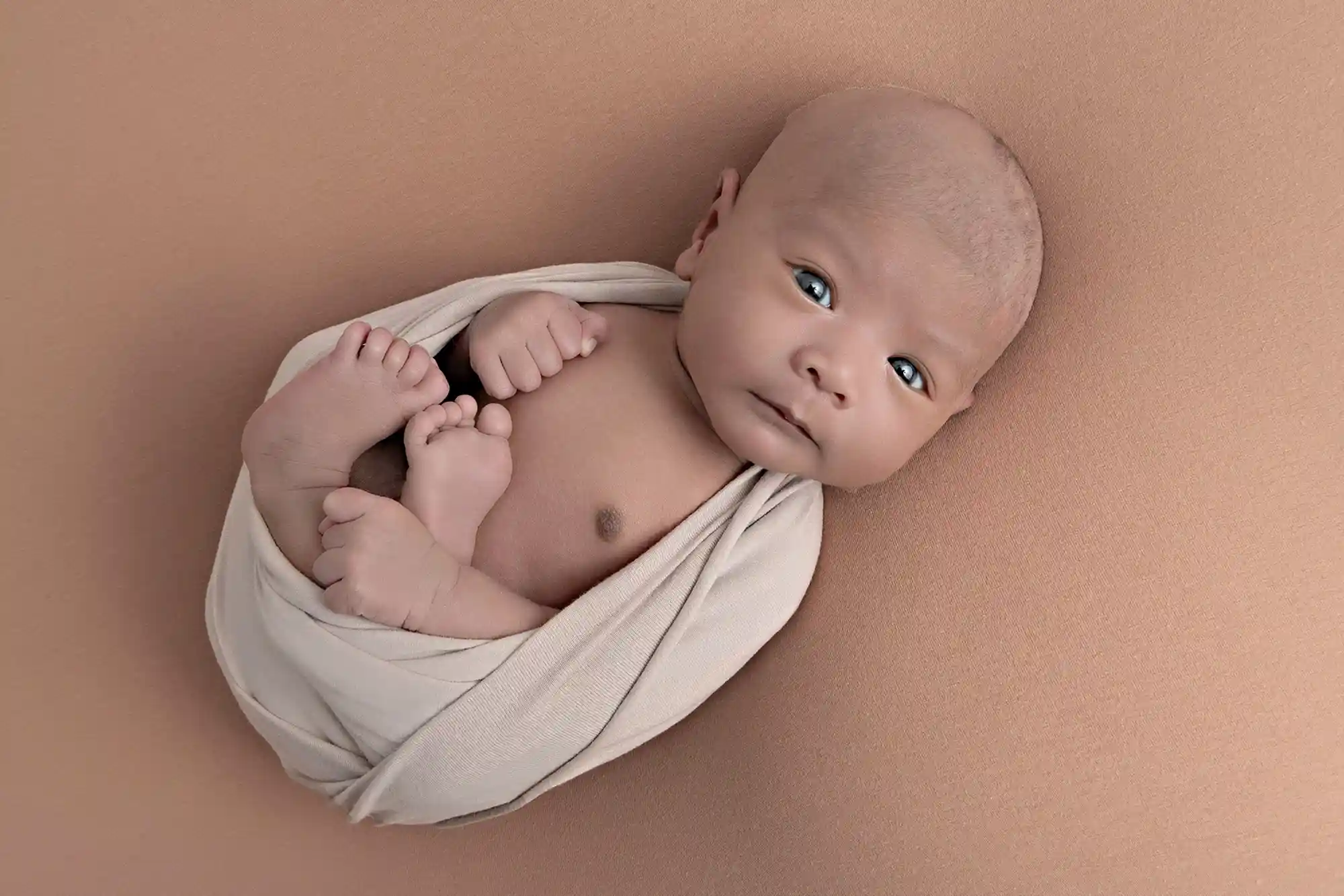 Sleeping newborn captured at Sky Portraits Studio, Sydney - best newborn photographer