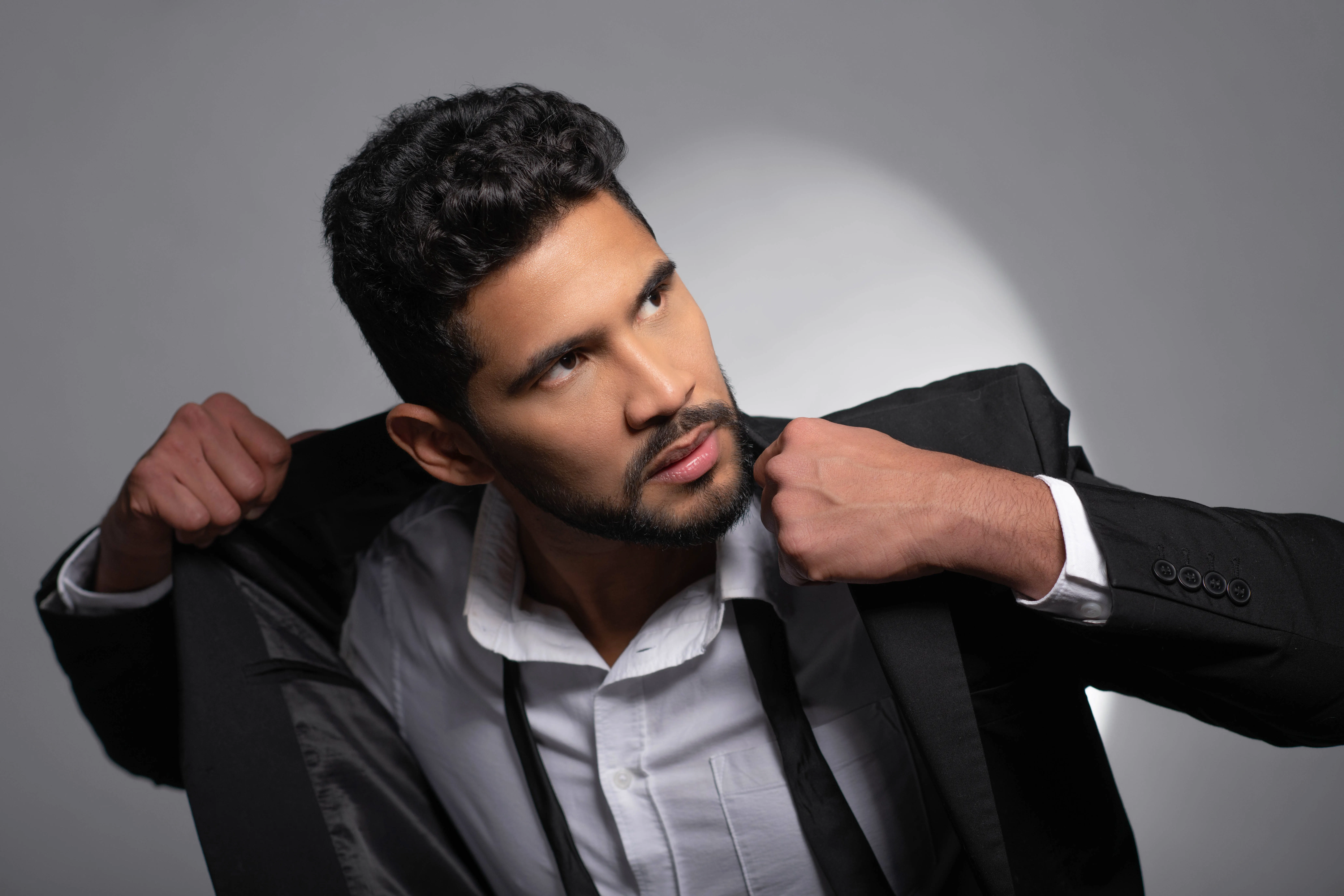 Casual urban style studio portrait in Sydney, Australia - urban portrait photographer